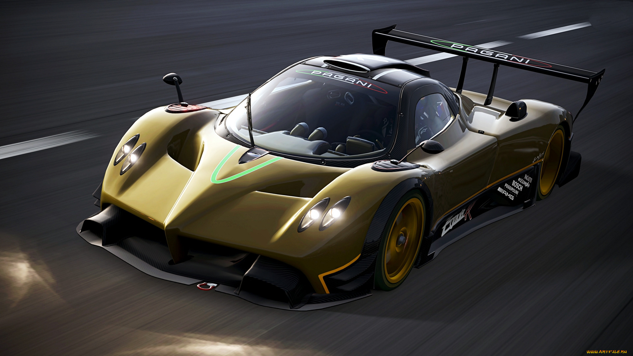 pagani zonda r, , 3, 